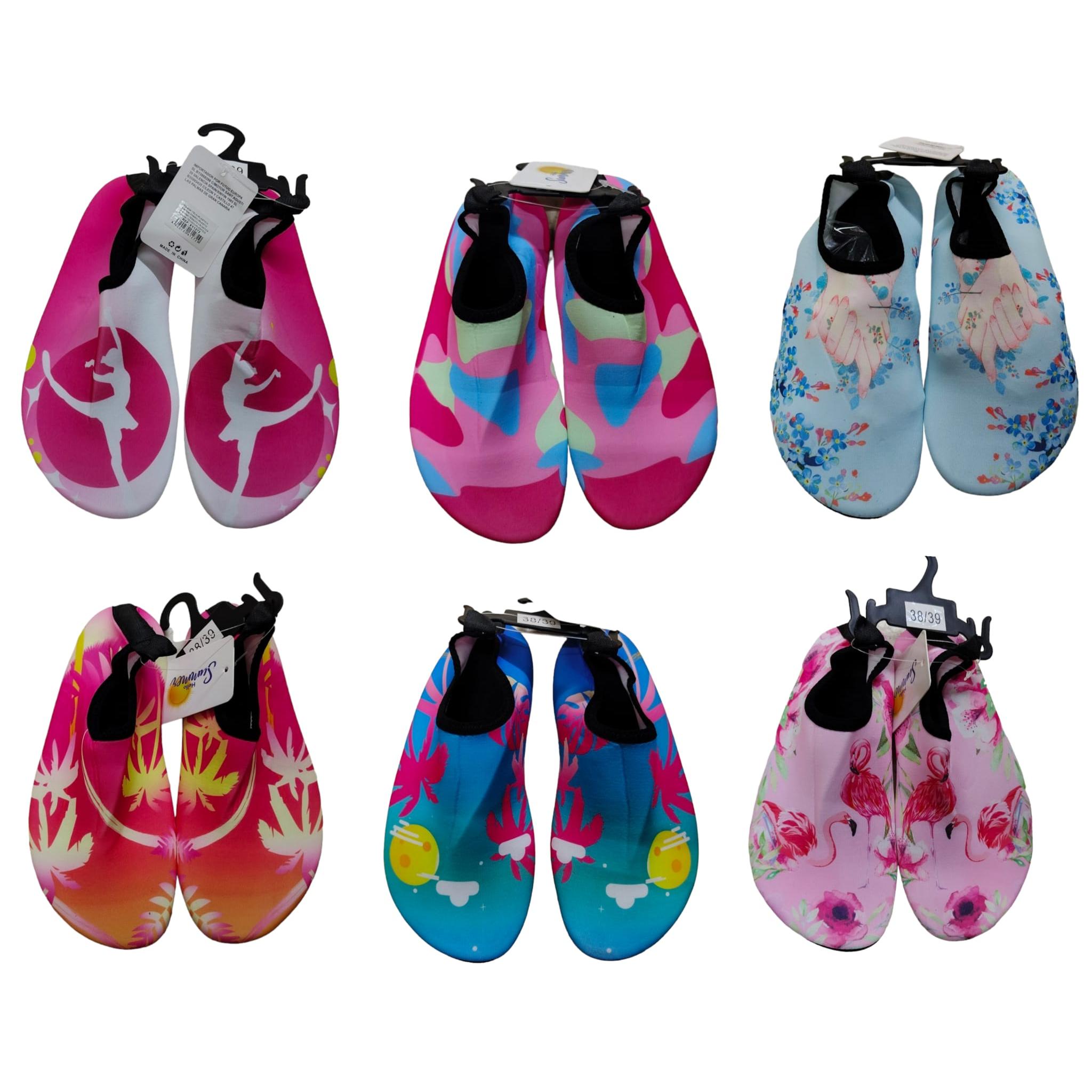 Escarpines  Agua cangrejeras Hombre Mujer niños niñas 24-47 Zapatos de Agua Secado Rápido Respirable Antideslizante Zapatillas Playa flexible suelas goma fina Calcetines acuáticos 25-45 envio Aleatorios no se puede elegir