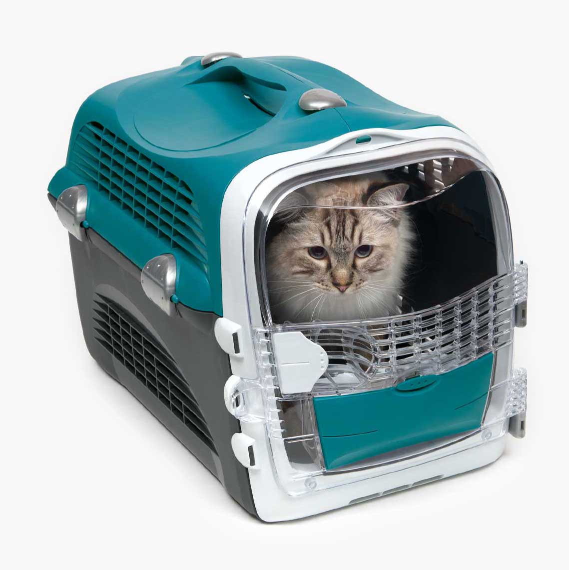 Transportín para gatos Catit Cabrio multifuncional con diseño ligero para viajes cómodos y seguros