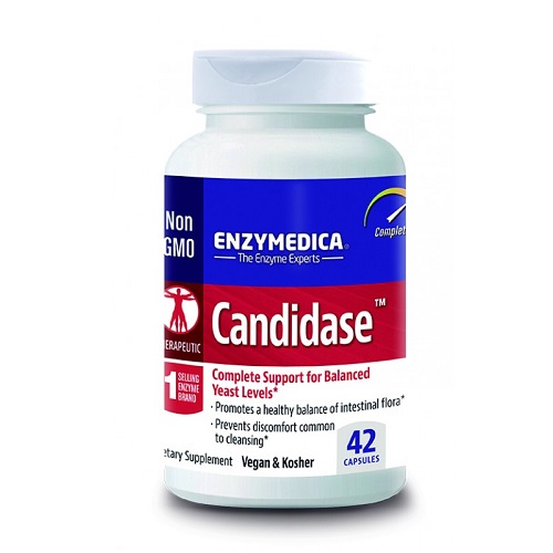 Enzymedica Candidase 42 Vcaps - Apoya la Salud Digestiva