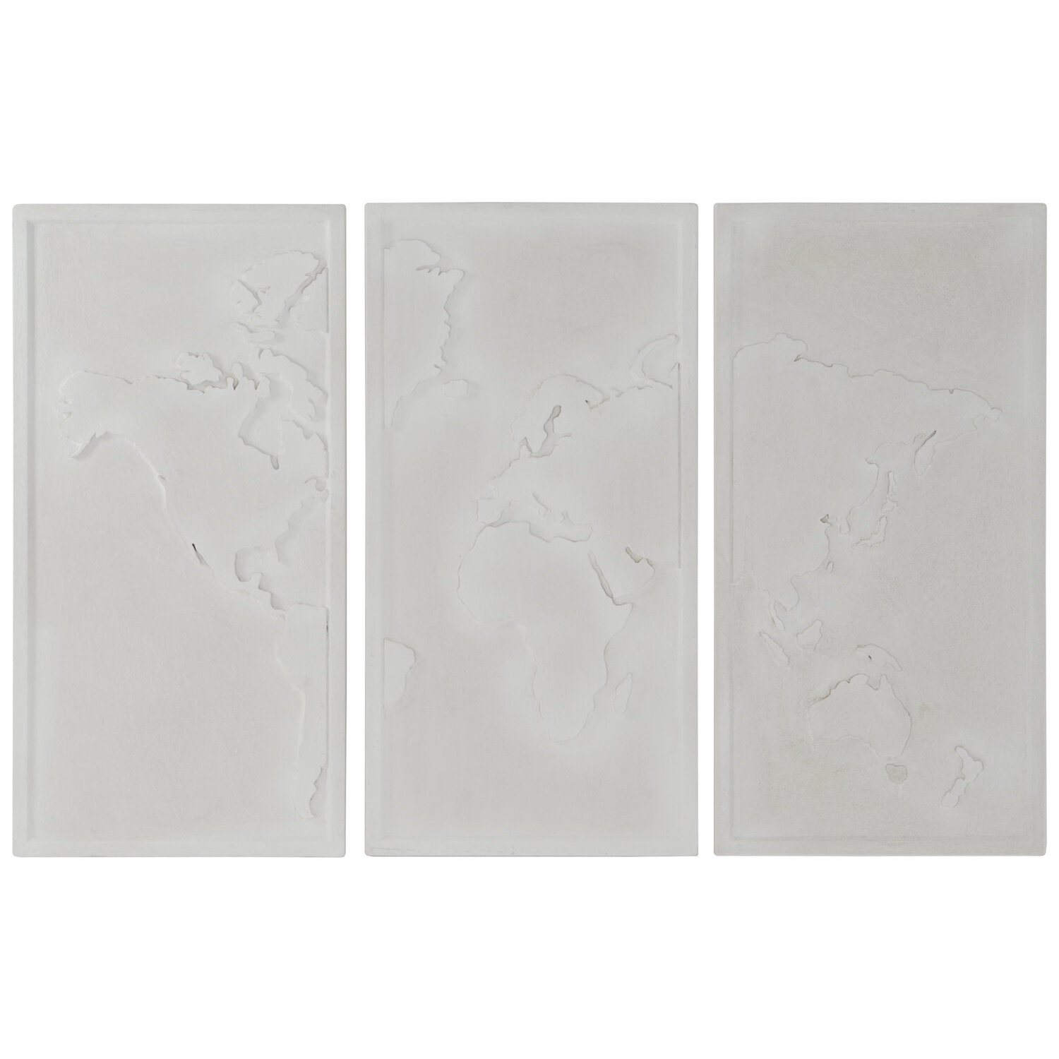 Decoracion pared set 3 mdf 180x4x120 mapamundi El mejor complemeto para tu hogar.