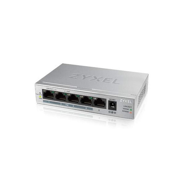 GS1005-HP 5-Port Desktop Gigabit PoE+ Switch