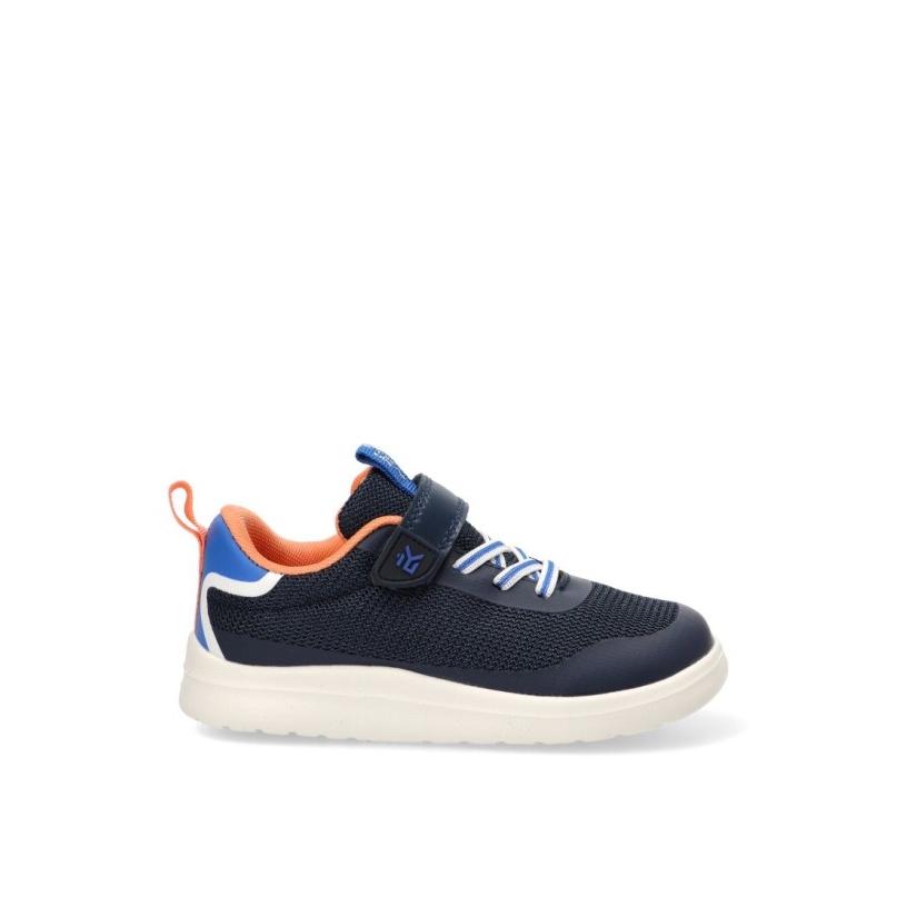 Zapatillas Respetuoso/barefoot Etika - Niño - Suela Plana - Modelo 52469 - Color Azul