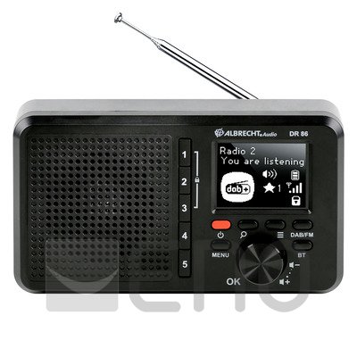 Albrecht DR 86 Personal Digital Negro