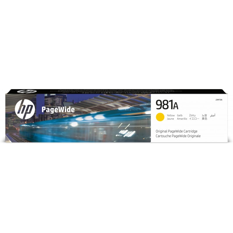 HP - Cartucho original PageWide 981A amarillo J3M70A