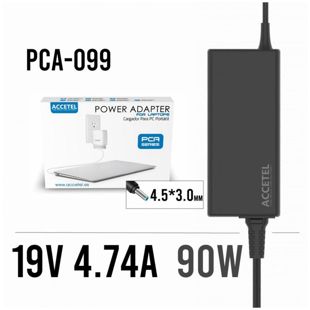 Accetel  PCA-099 Cargador Asus 19V 4.74A 4.5*3.0mm 90W