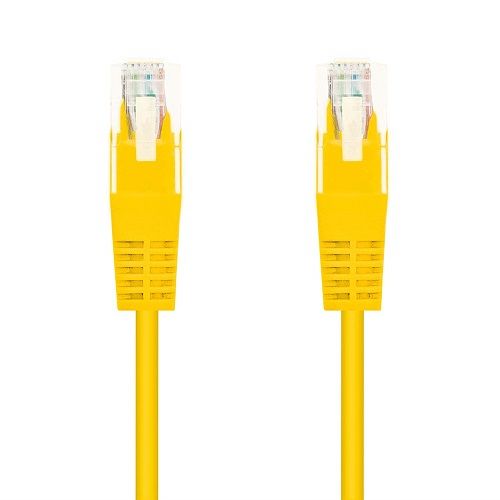 CABLEPELADO - Cable de Red UTP CAT6 - Cable Ethernet - cable trenzado - RJ45 - compatible PC, PS4, PS5, Xbox, Smart TV, server - amarillo - 3 metros