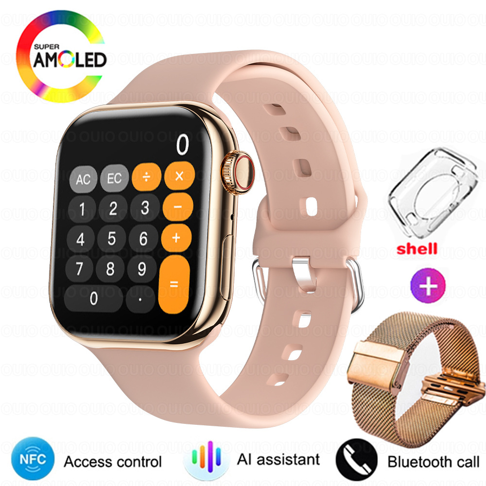 IW 10 reloj inteligente con Bluetooth, asistente de voz, llamada, GPS, trayectoria de movimiento, brújula, bloqueo de contraseña, función NFC