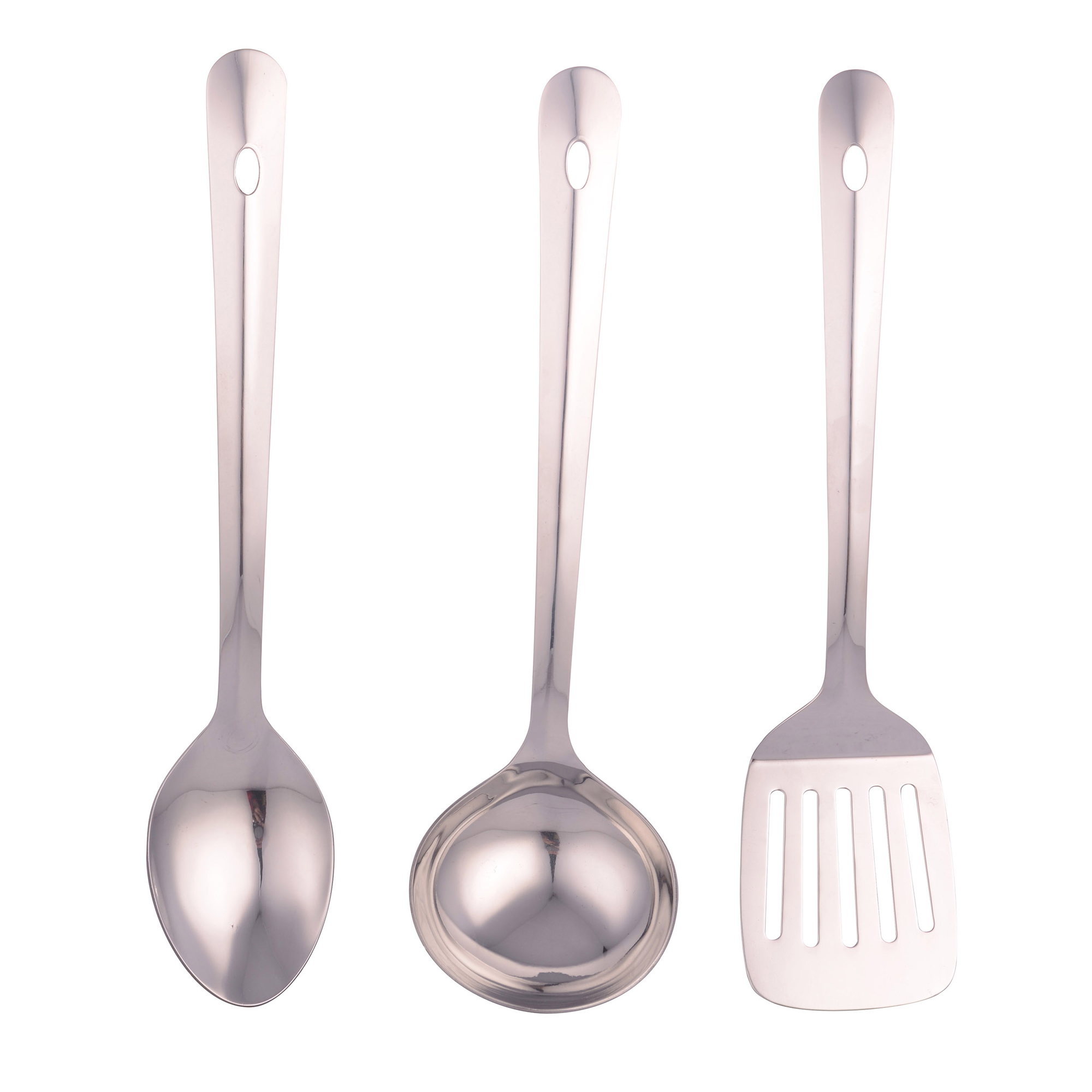 SET 3 PC UTENSILIOS COCINA ACERO INOXIDABLE ENERGY
