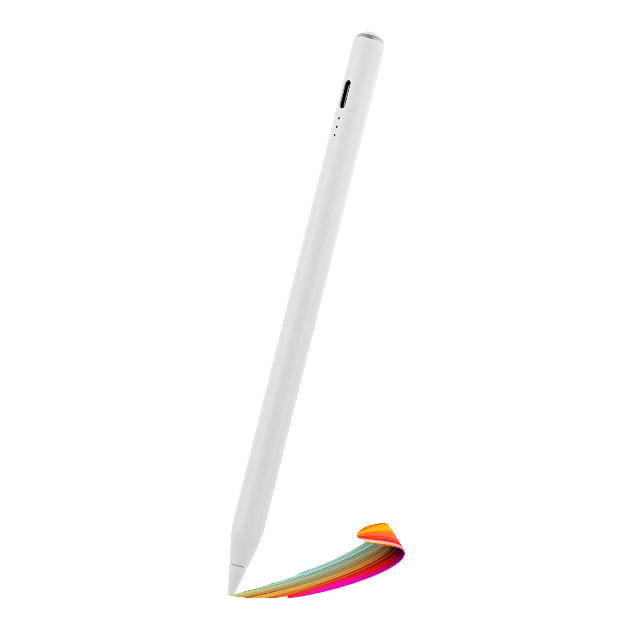 T'nb - Lápiz activo recargable para iPad para dibujar y navegar con alta precisión, color blanco