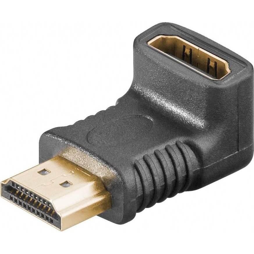 Adaptador HDMI 19 Ángulo de 90 Grados F-M Microconnect