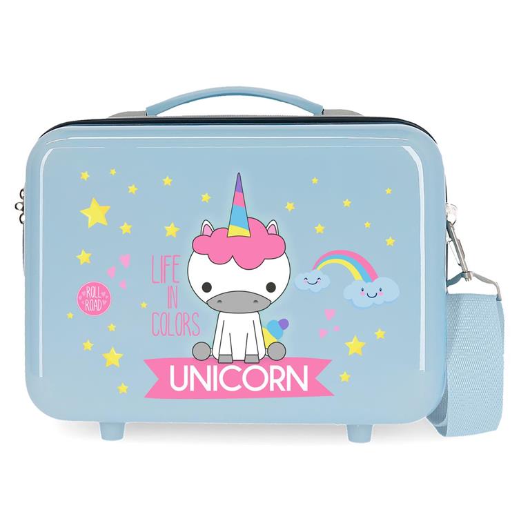 Neceser Abs Roll road Little me Unicorn 21x29x15cm