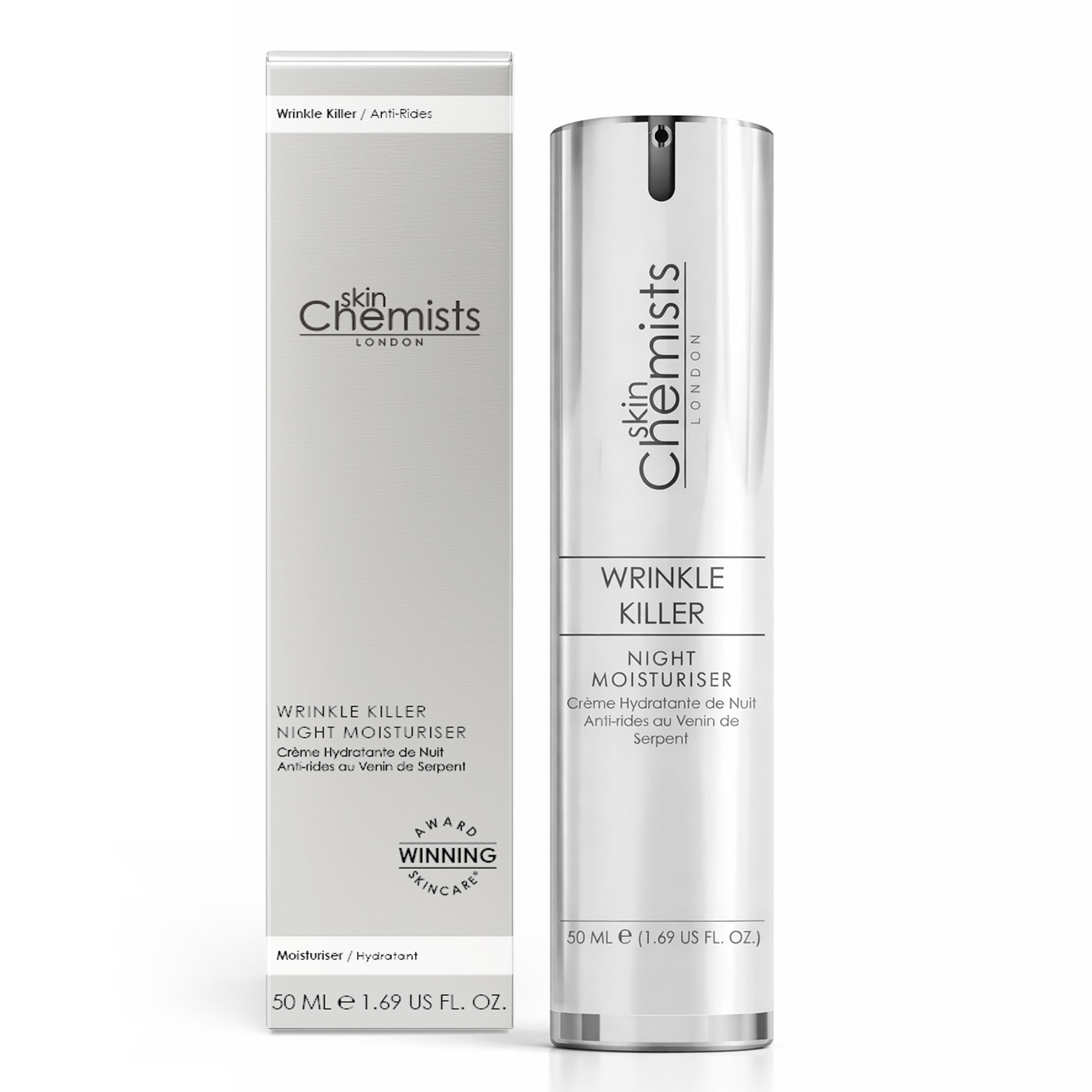 Sérum Noche Antiedad Wrinkle Killer skinChemists 50ml