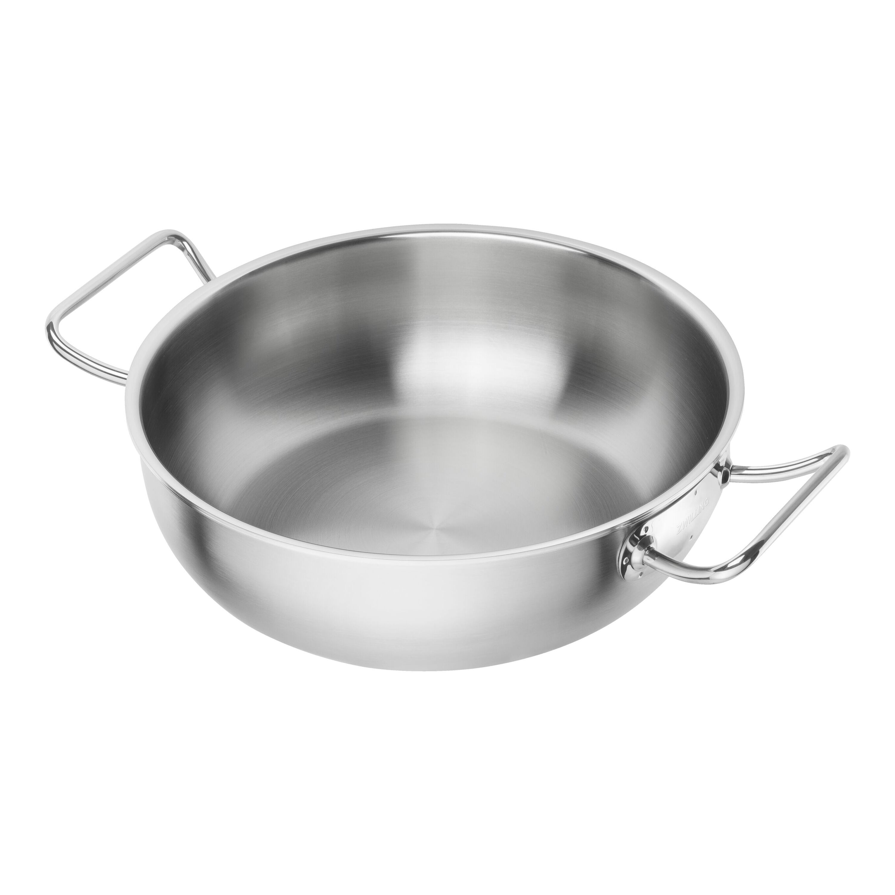 ZWILLING Pro Wok 30 cm, 18/10 Acero inoxidable, Plata