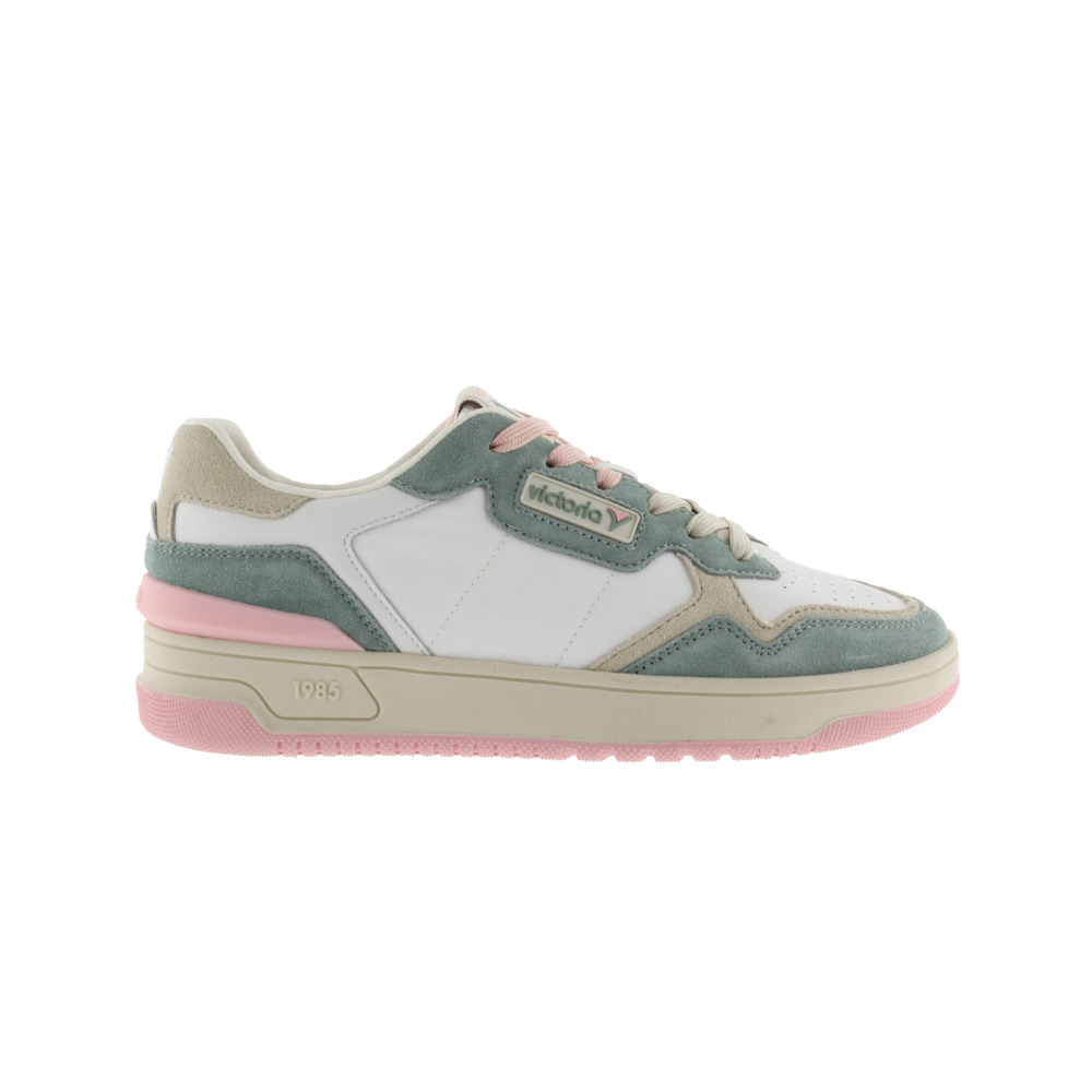 Victoria 1985 C80 Zapatillas de piel con piezas de color y serraje 8800128