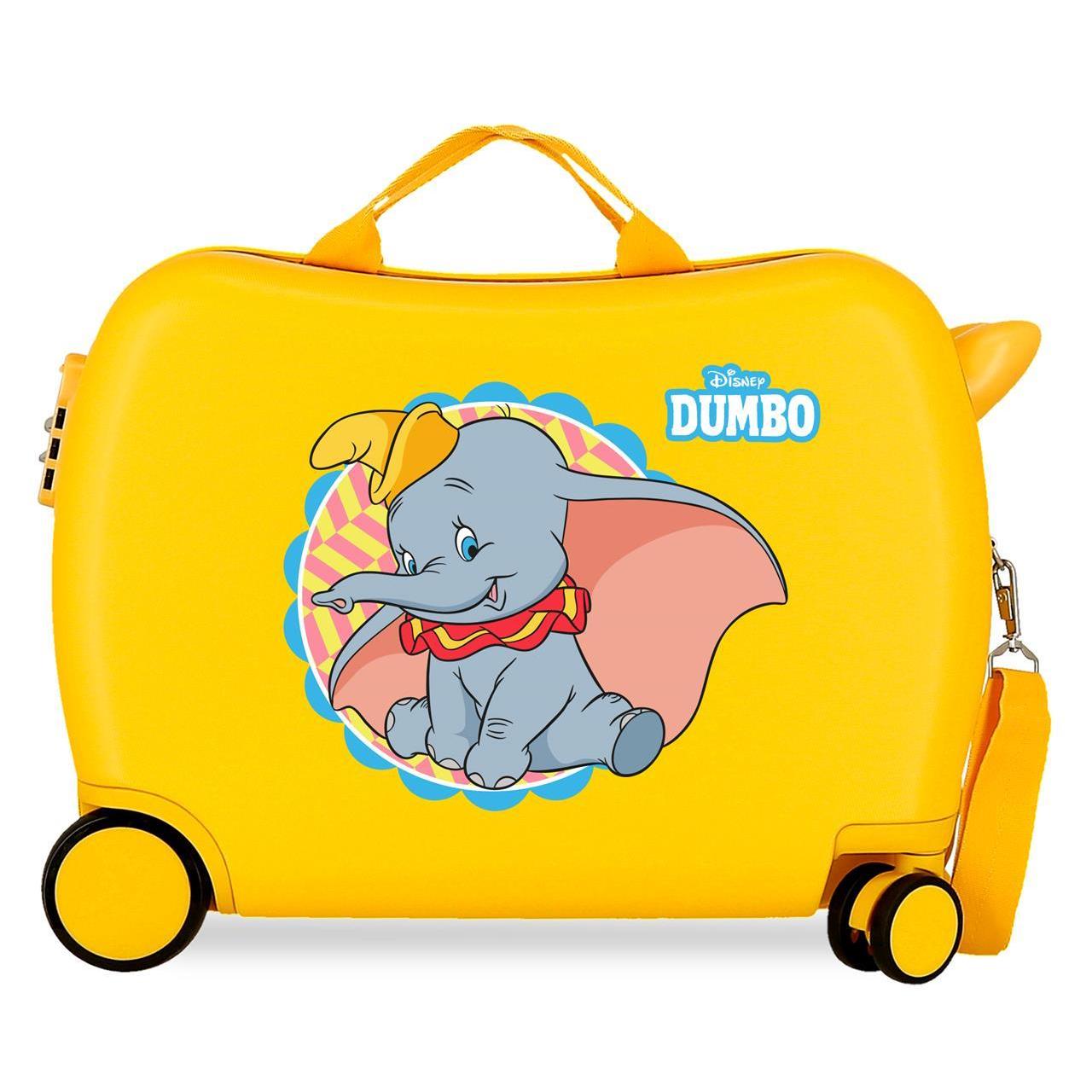 Maleta Infantil Disney Multicolor, Fabricada en ABS Resistente, 34 Litros, 2,1 kg, para Viajes en Familia