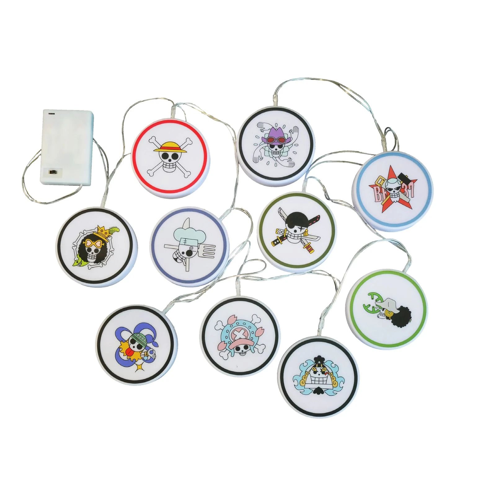 MADCOW - Guirnalda luminosa One Piece SD811630 para fiestas temáticas y decoración de interiores y exteriores, ideal para fans del anime y coleccionistas