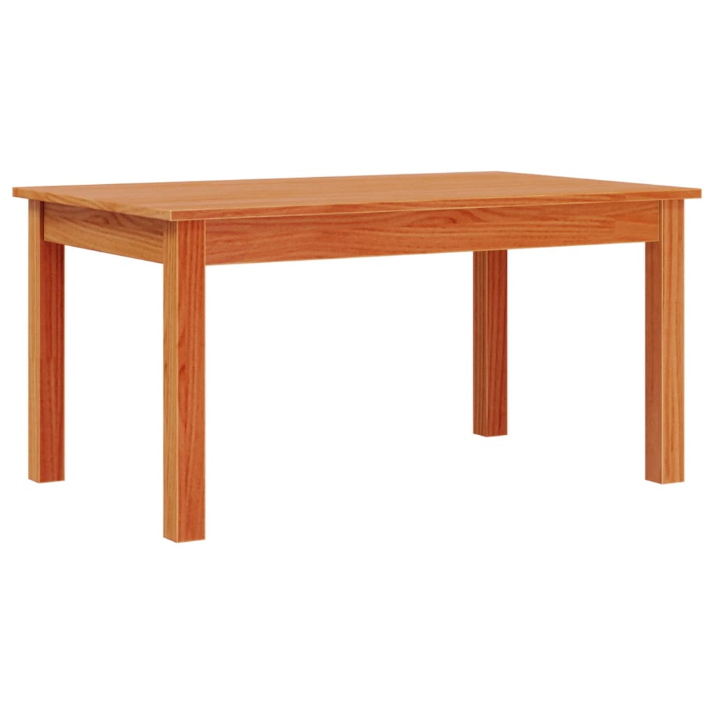 Vidaxl Mesa de Centro de Madera Maciza de Pino 80x50x40 Cm Natural