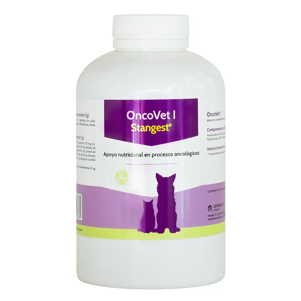 OncoVet I 300 comprimidos suplemento para el sistema inmunitario de perros y gatos Stangest