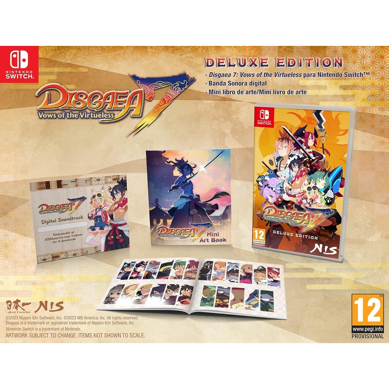 Disgaea 7: Vows Of The Virtueless Deluxe Edition Juego para Consola Nintendo Switch [PAL ESPAÑA]