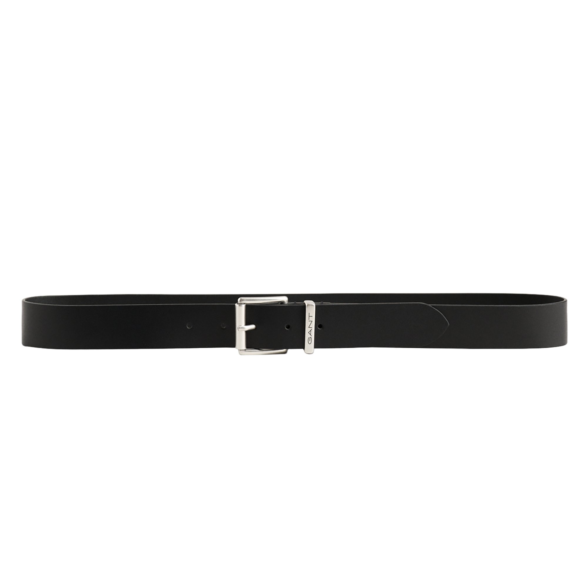 GANT Cinturón para hombre - Cinturón de cuero con logotipo, cinturón de cuero, hebilla con logotipo grabado LOGO LEATHER BELT