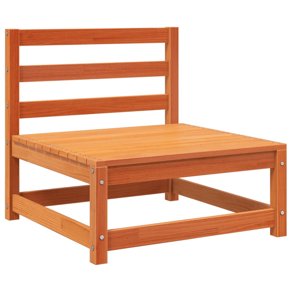 Vidaxl Sofá Jardín Sin Reposabrazos Madera Maciza de Pino 70x70x67 Cm
