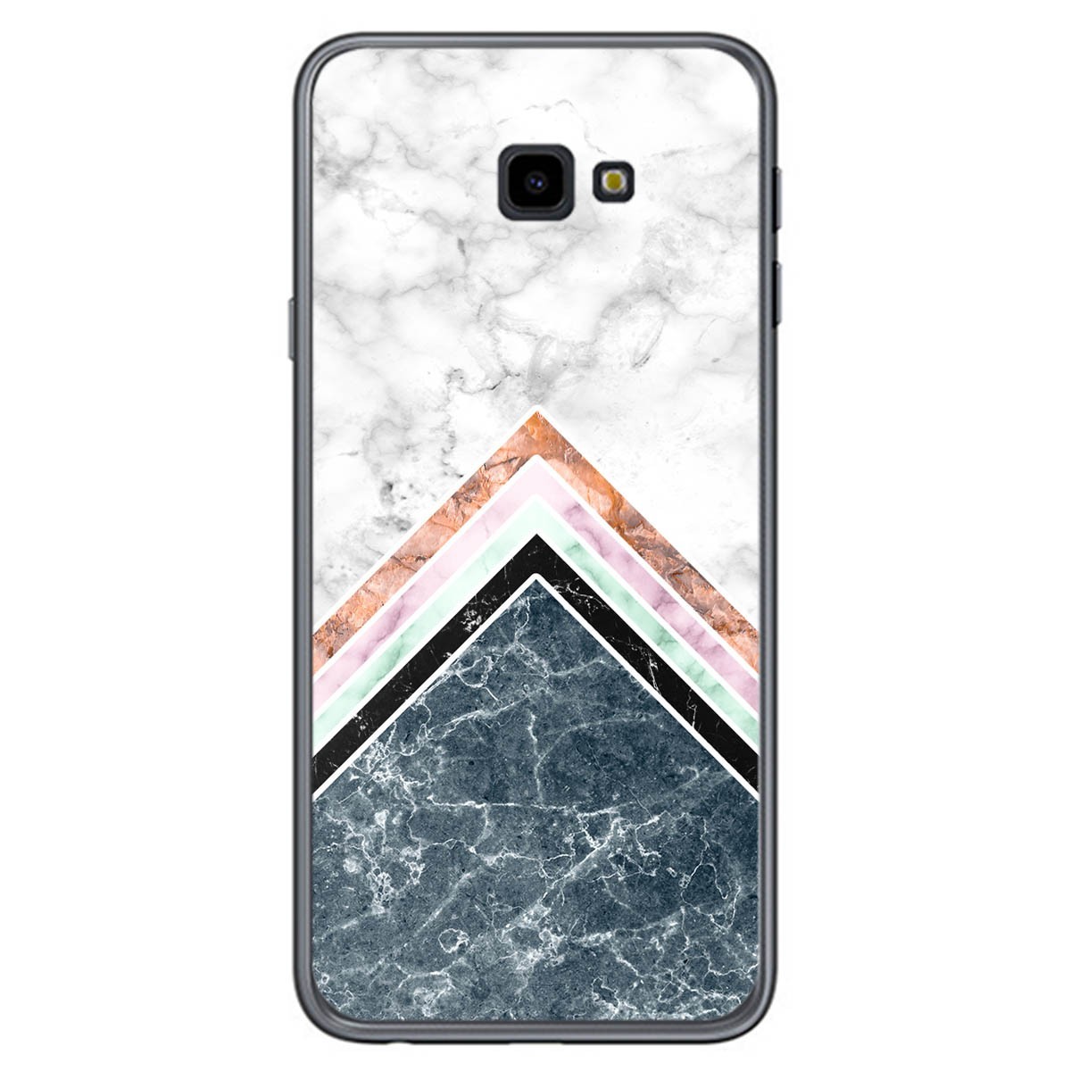 Tumundosmartphone Funda Gel Tpu para Samsung Galaxy J4+ Plus diseño Mármol 05 Dibujos