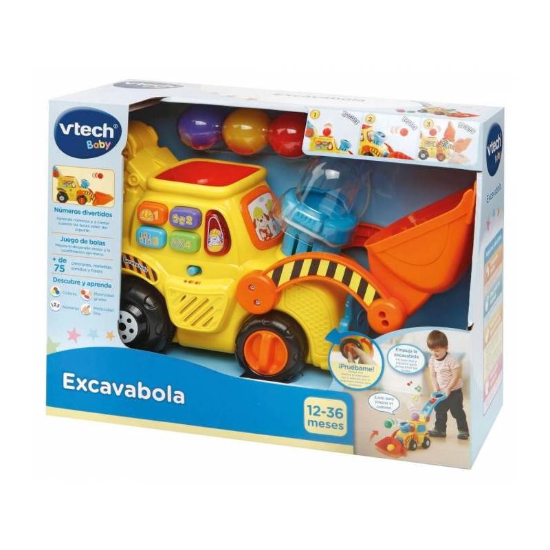 Excavabola lanza bolas excavadora musical