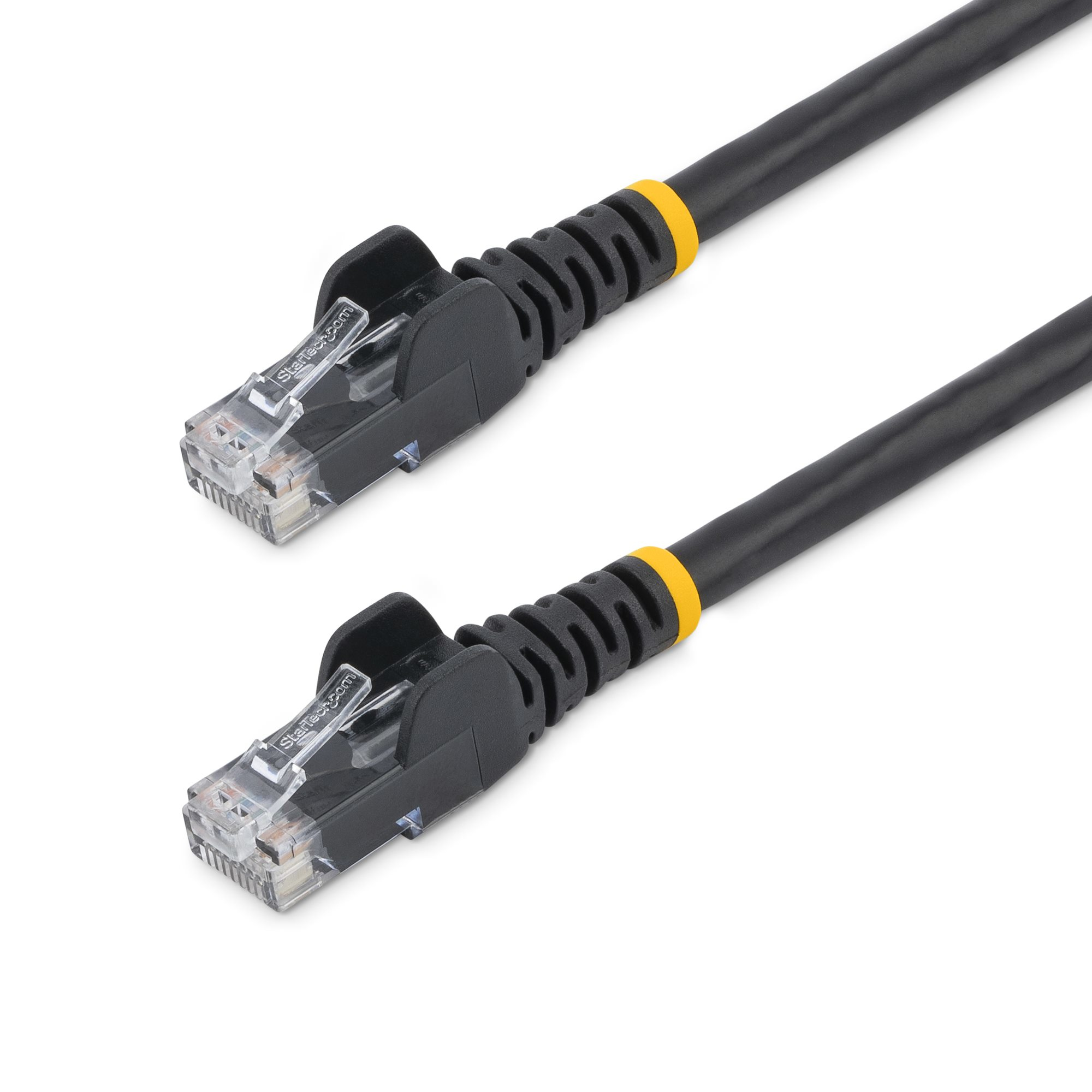 StarTech.com Cable de Red de 10m Negro Cat5e Ethernet RJ45 sin Enganches, 10 m, Cat5e, U/UTP (UTP),