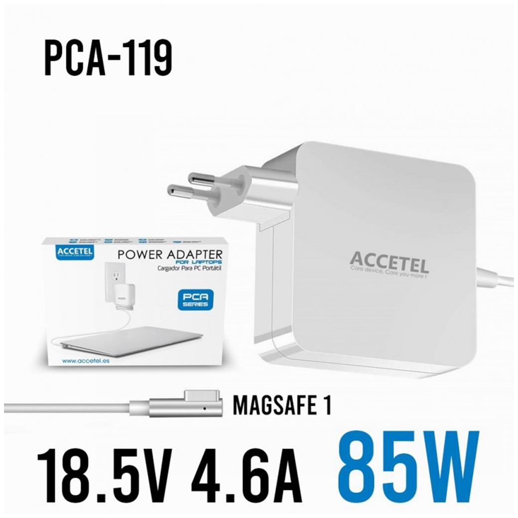 Accetel PCA-119 Cargador Macbook 85W 18.5V 4.6A Magsafe 1/L