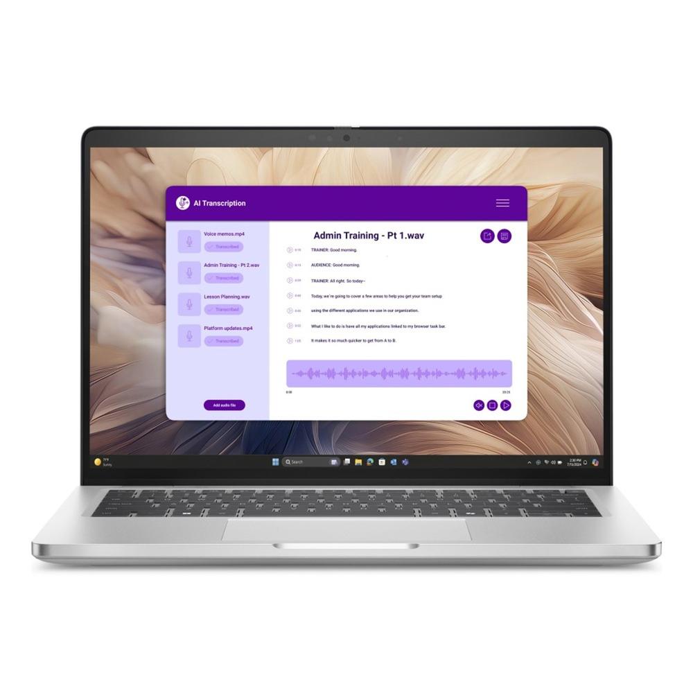 DELL Pro 14 Plus PB14250 Intel Core Ultra 7 255U Portátil 35,6 cm (14") Full HD+ 16 GB DDR5-SDRAM 512 GB SSD Wi-Fi 6E (802.11ax) Windows 11 Pro Español Aluminio