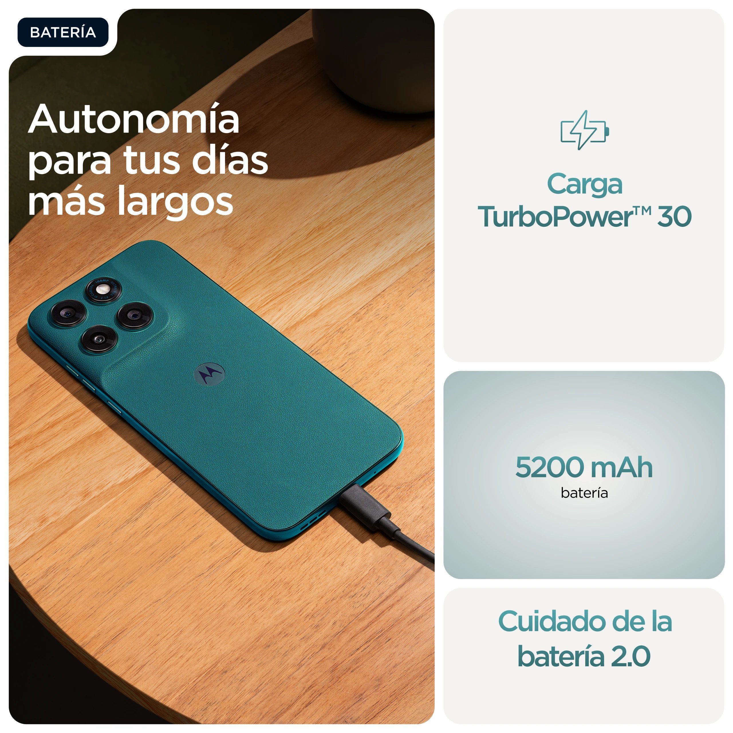 Smartphone Motorola moto g77 512 GB 8 GB RAM 6,8" 5G Ranura híbrida Verde