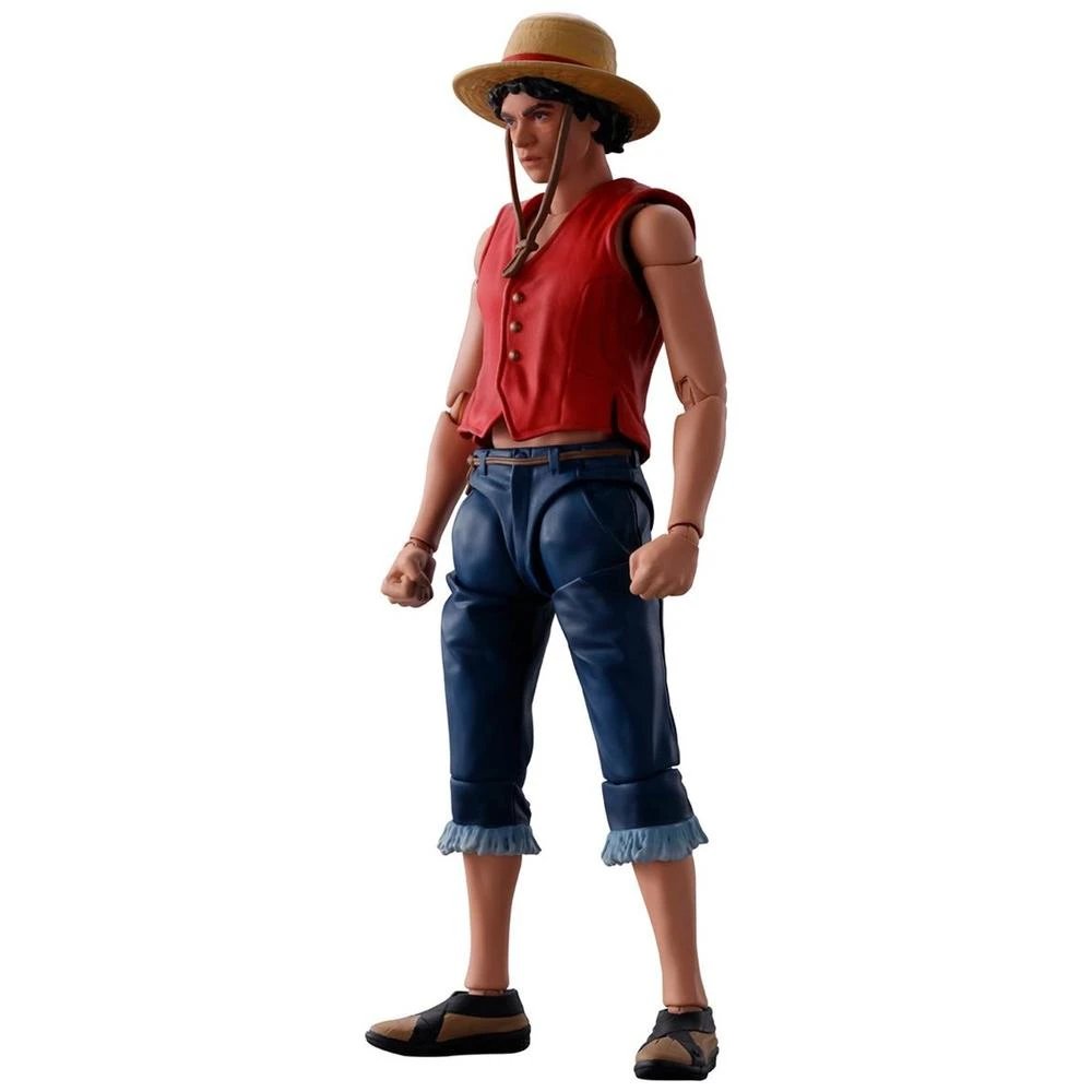 TAMASHII NATIONS - Figura articulada Sh Figuarts Monkey D. Luffy de One Piece, con múltiples puntos de articulación y accesorios intercambiables para coleccionistas y fans