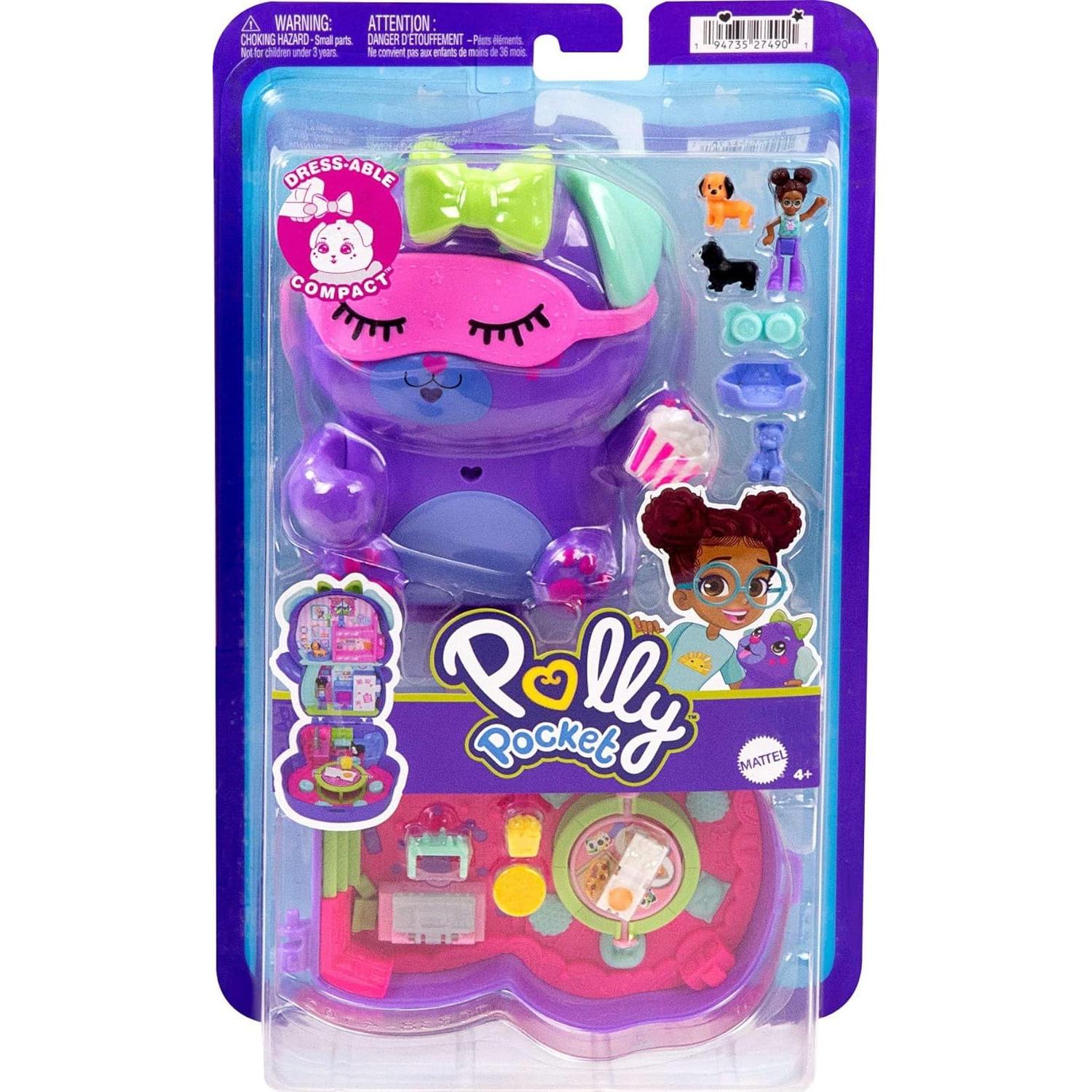Polly Pocket Estuche animal +4 años Surtido/Modelo aleatorio (Una unidad)(Mattel JFG56)