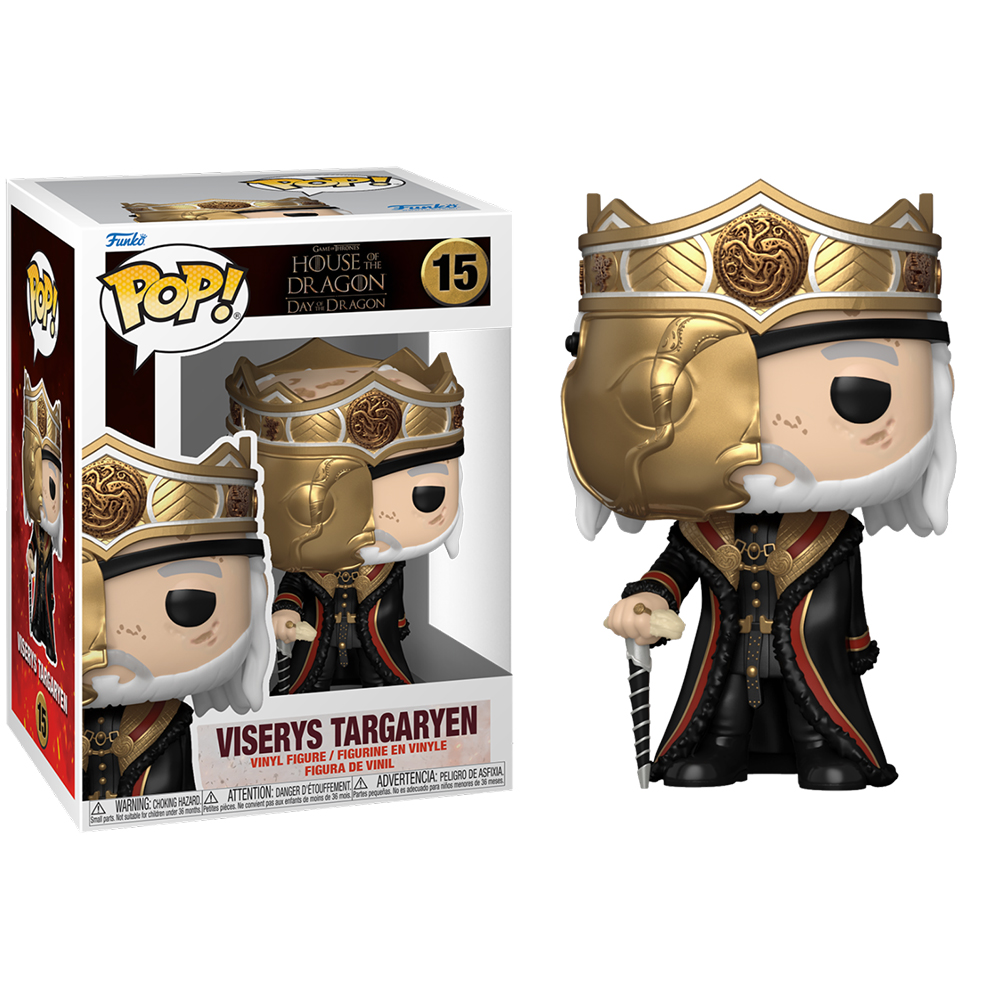 FUNKO POP! LA CASA DEL DRAGÓN S2 - VISERYS CON MÁSCARA, 76474, Nº15, TIENDA CON LICENCIA OFICIAL