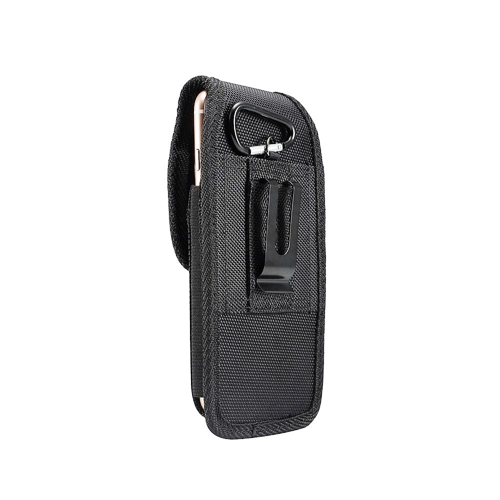 Funda Cinturon Vertical para Blackview OSCAL C20 (2021) Piel y Nylon - Negra