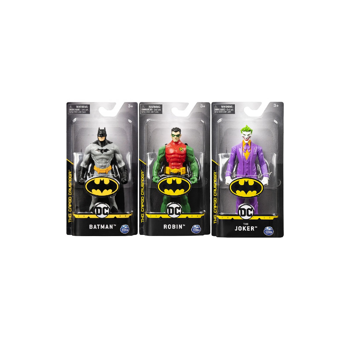 PACK 3 Figuras Batman Dc Surtidas 15 Cm