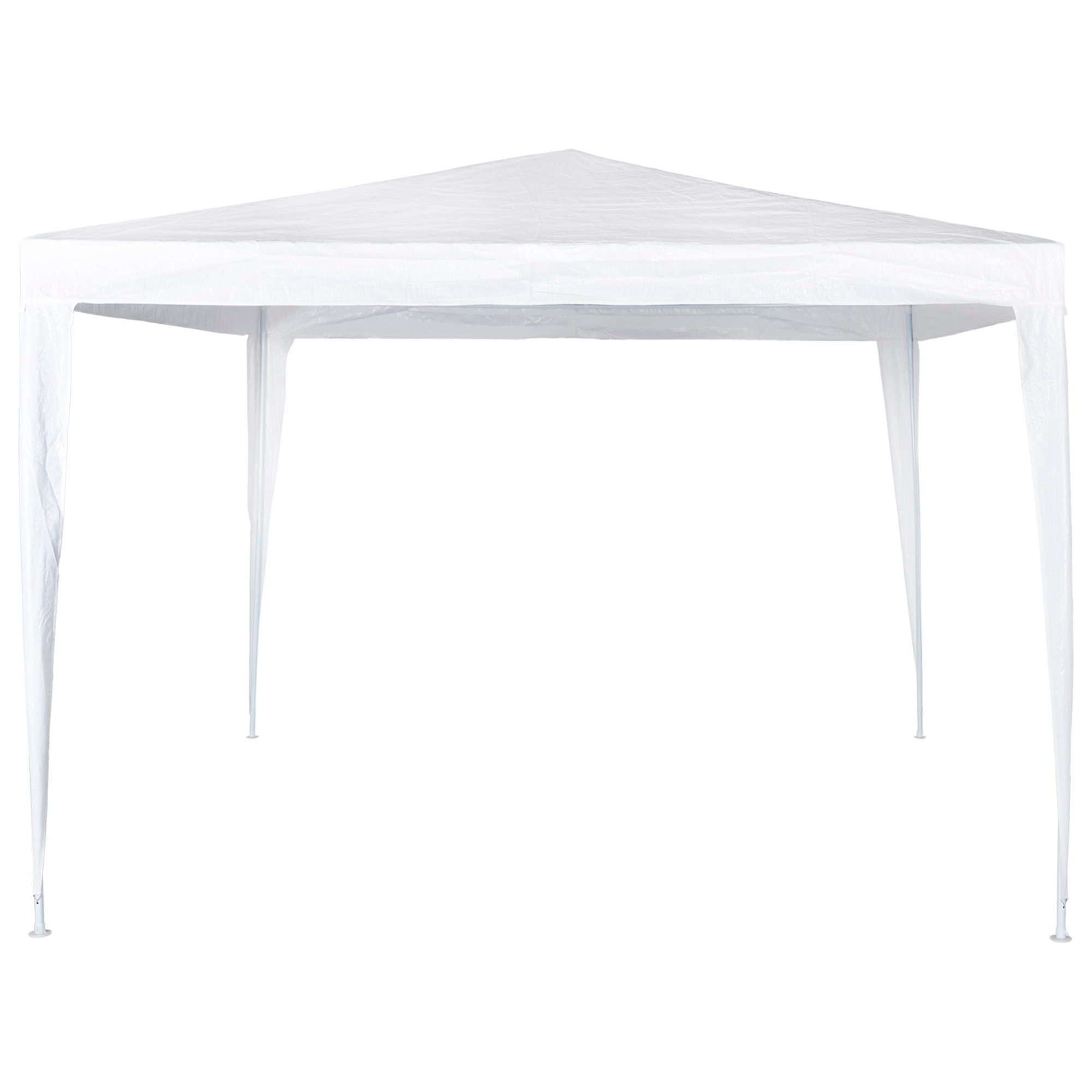 Cenador desmontable de jardín 300x300x250 cm blanco Aktive