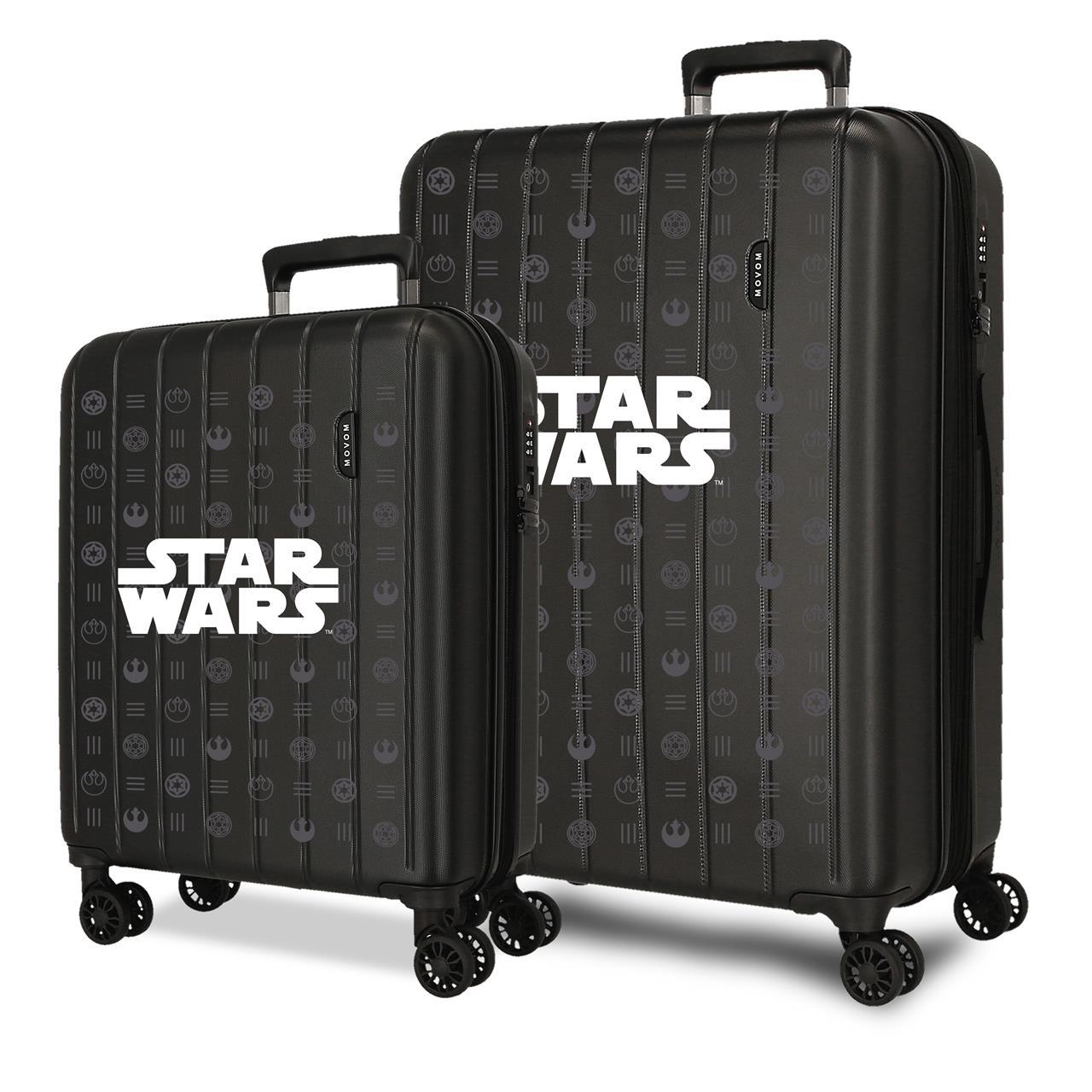 Juego de maletas Star Wars ABS con capacidad de 84,24L Negro
