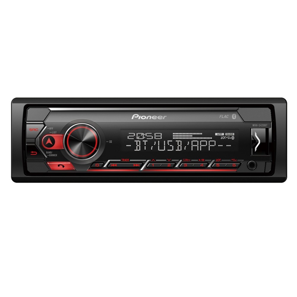 Autorradio Pioneer MVH-S420BT Bluetooth con Manos Libres y Control Remoto