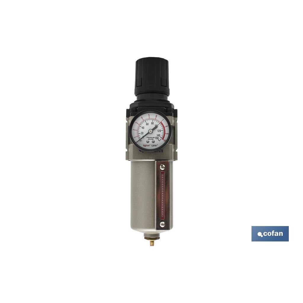 Filtro Regulador de Presion Cofan 3/8 | Aire Comprimido Compressor