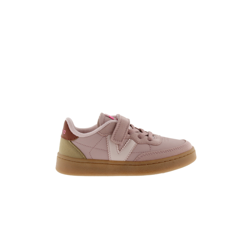 Victoria Oslo Zapatillas de efecto piel con piezas en contraste y suela caramelo 1256106