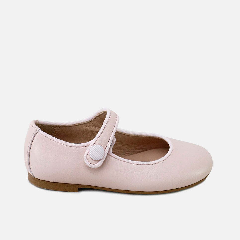 Merceditas Grosgrain Napa Rosa Bebe Papanatas | Eli 1957