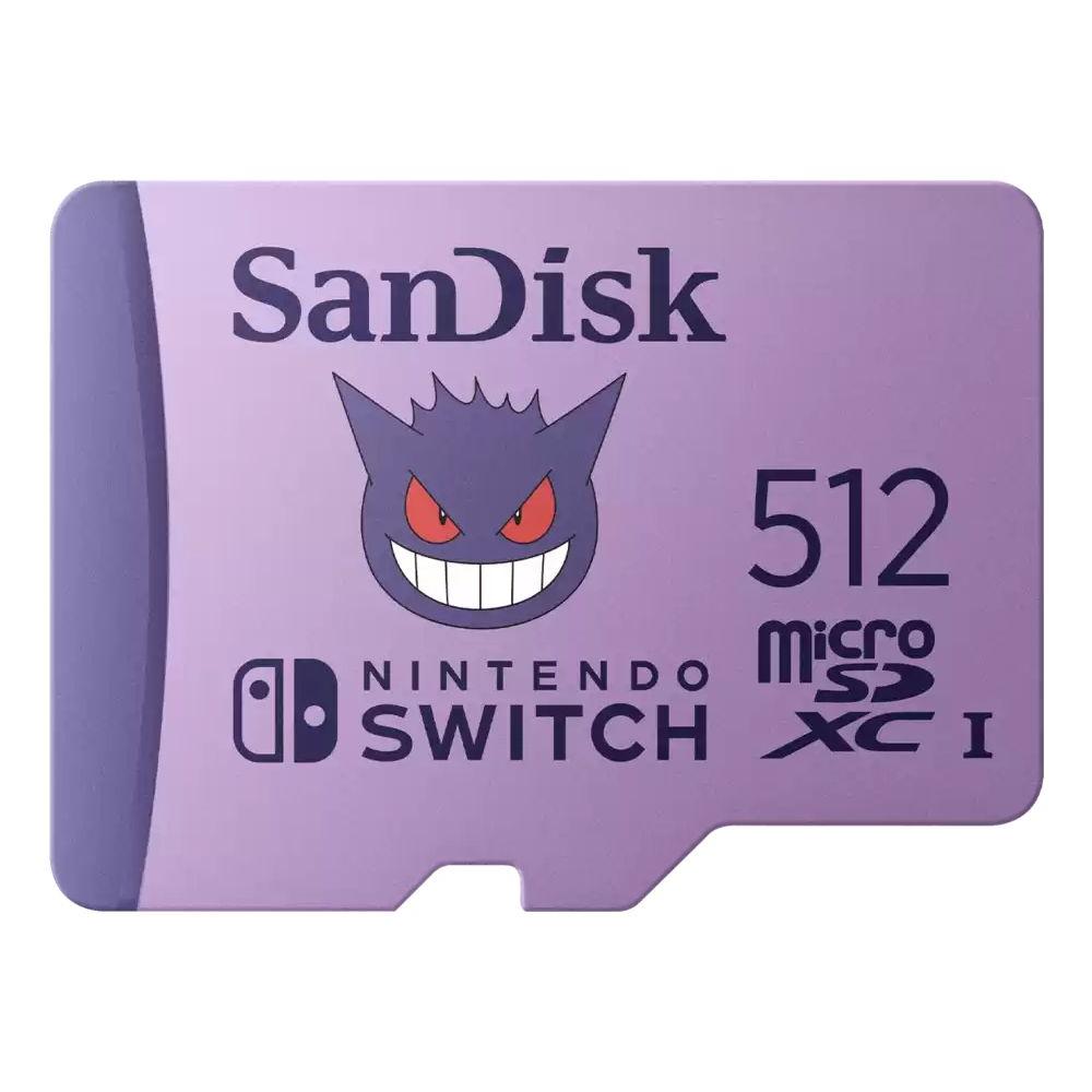 SanDisk - Tarjeta de memoria microSDXC 512 GB SDSQXAO-512G-GN6ZK U3 V30 para Nintendo Switch, cámaras y drones con lectura 100 MB/s y escritura 90 MB/s