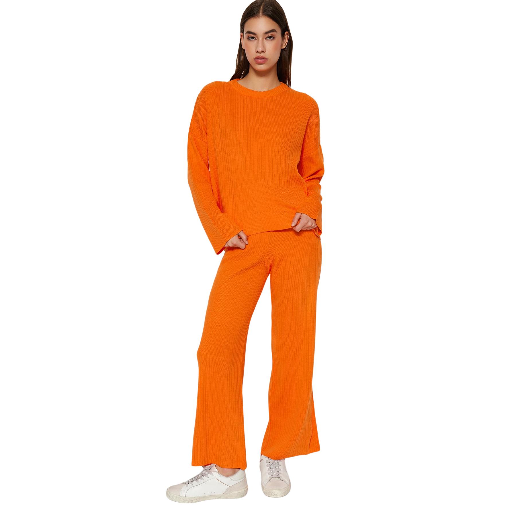 Trendyol Pack X2 Conjunto De Dos Piezas De Naranja Mujer Grande