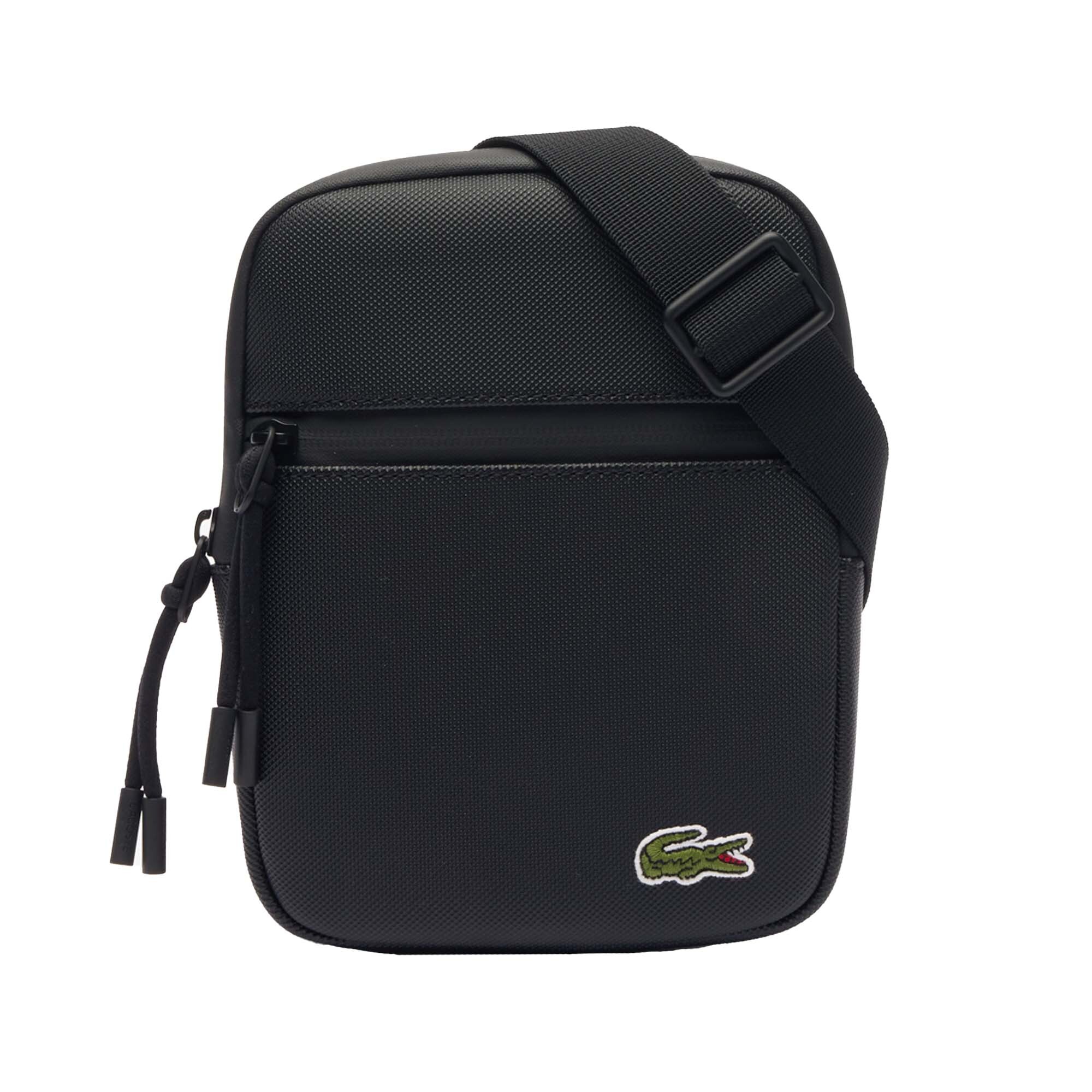 LACOSTE Bolsa de hombro para hombre - S Flat Crossover Bag, 21x16x3,5cm (HxAxP) S FLAT CROSSOVER BAG