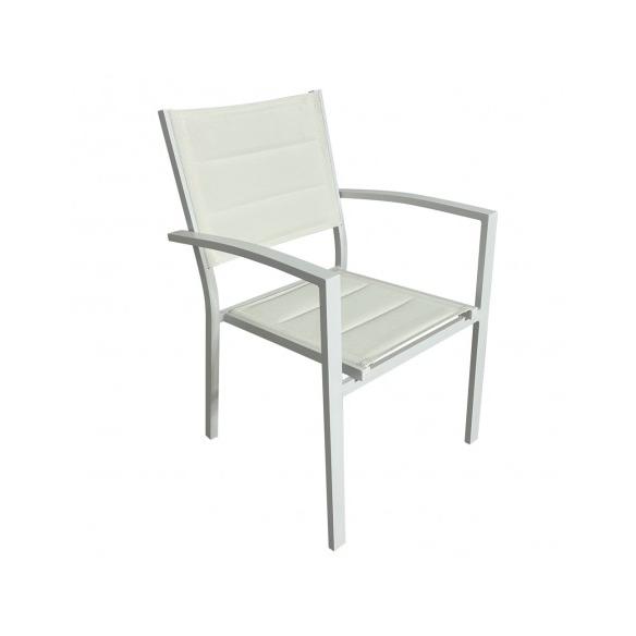 MOMMA HOME PACK SILLAS JARDÍN BLANCAS FORMENTERA CON REPOSABRAZOS MommaHome Raíz Inicio Sillas de Jardín Muebles de Jardín