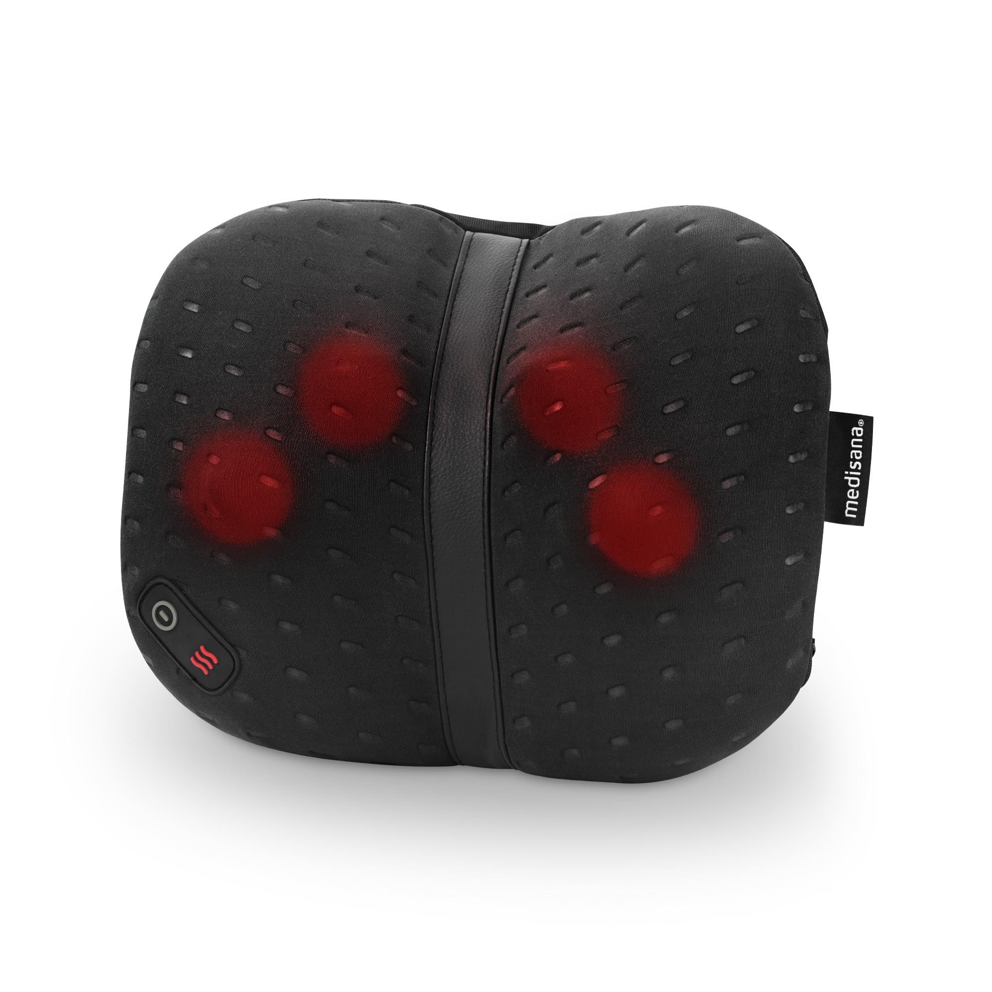 medisana CL 300 | cojín de masaje Shiatsu con tecnología Flex, calor y 4 cabezales giratorios