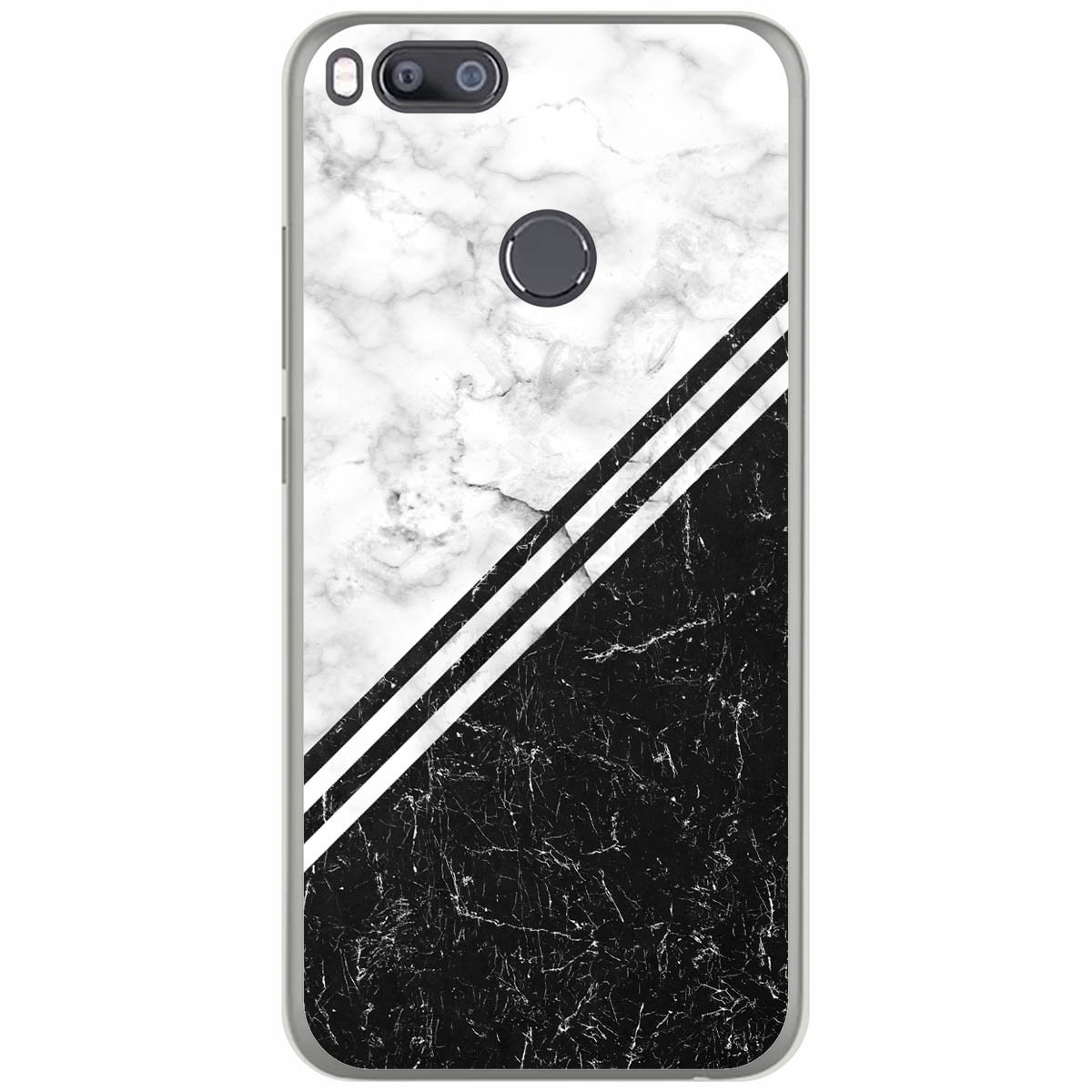 Tumundosmartphone Funda Gel Tpu para Xiaomi Mi 5X / Mi A1 diseño Mármol 01 Dibujos