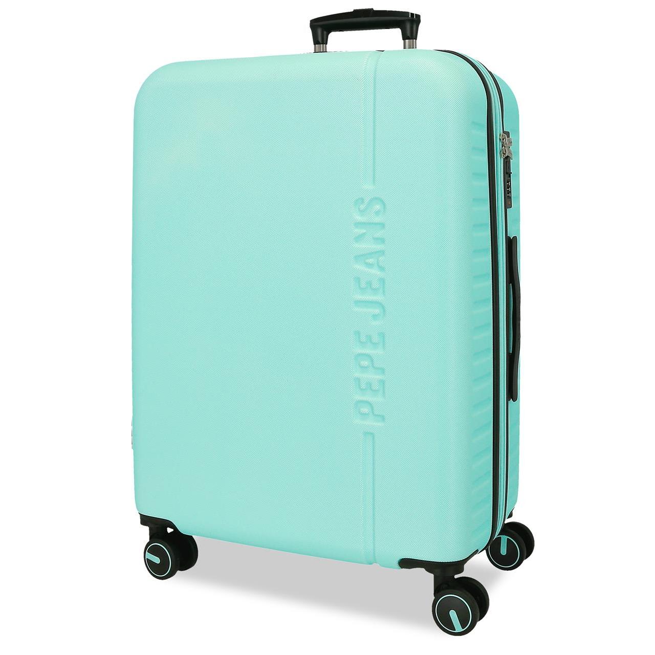 Maleta mediana Pepe jeans Montana turquesa 48x68x27 cm