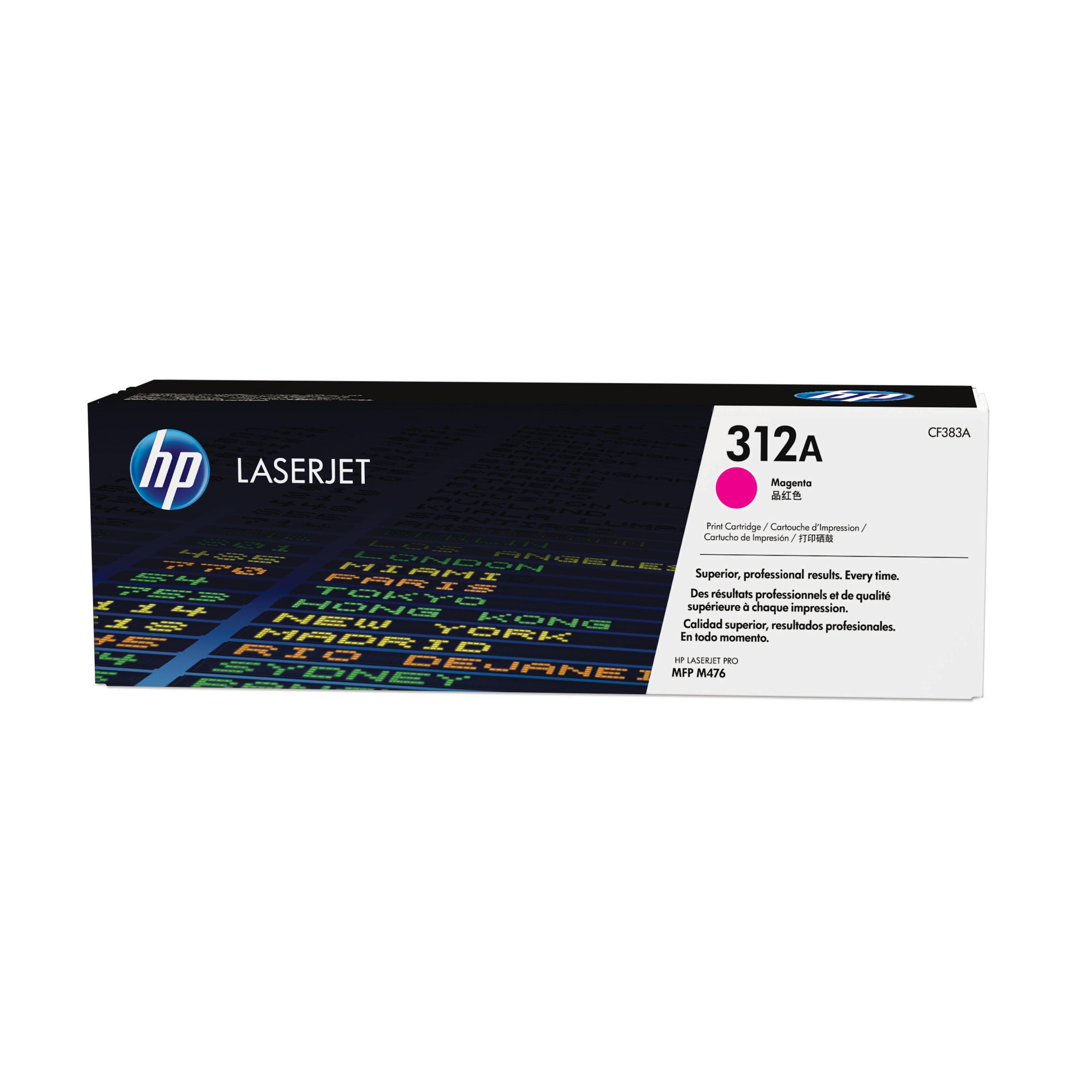 Cartucho de toner original LaserJet HP 312A magenta
